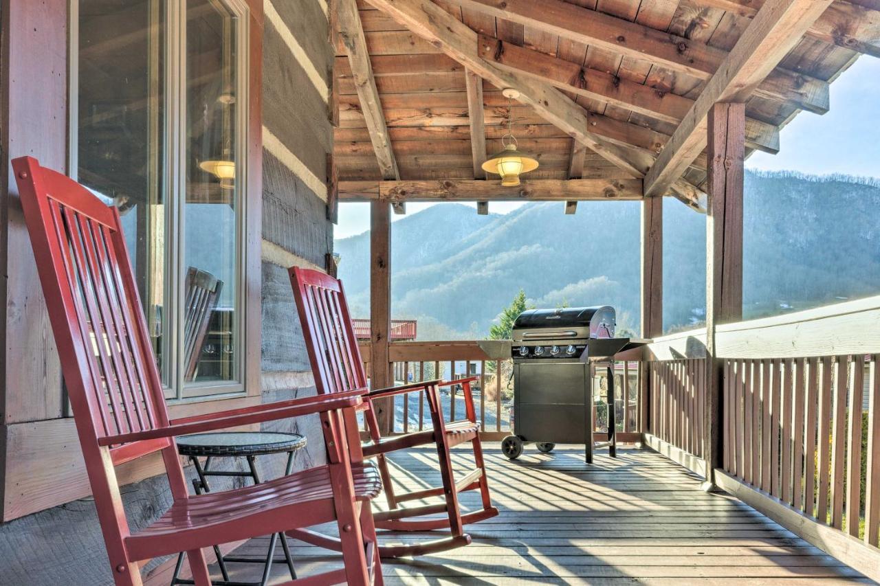 The Cabin At Marys Place With Deck And Mtn Views! Villa Maggie Valley Eksteriør bilde