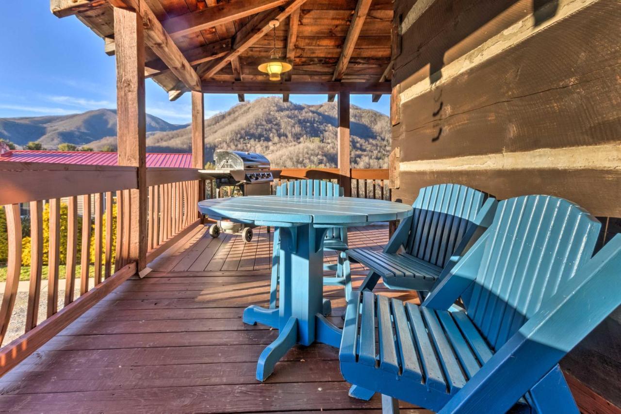 The Cabin At Marys Place With Deck And Mtn Views! Villa Maggie Valley Eksteriør bilde