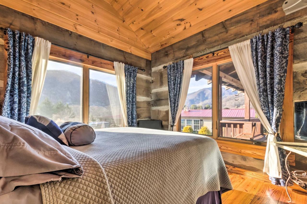 The Cabin At Marys Place With Deck And Mtn Views! Villa Maggie Valley Eksteriør bilde